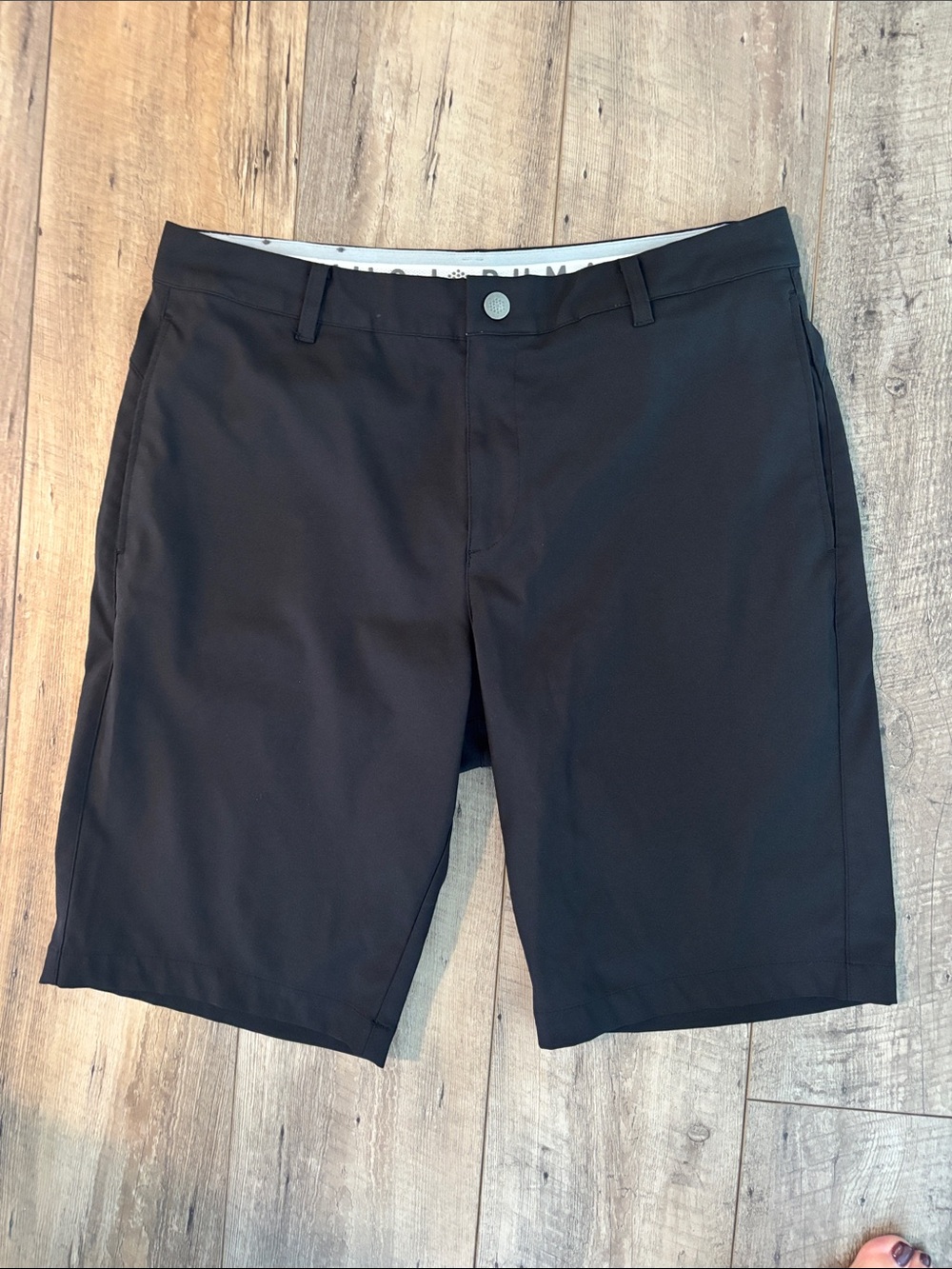 Puma Men's Black Flat Front Performance Shorts